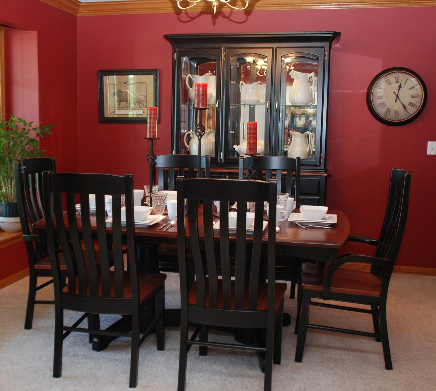 Oakwood Industries Casual Dining 3632T Newport Dining Buffet Mueller